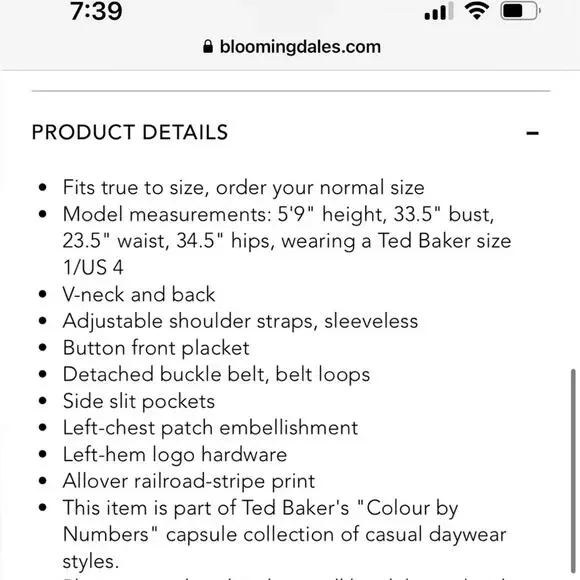 Ted Baker yellow stripe summer sundress dress 2 NEW - Picture 4 of 11